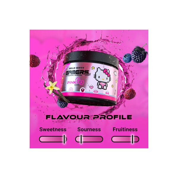GAMERSONLY Vitamin Drink Powder 40 Port. GO08DL0325 Hello Kitty Pink Vanilla