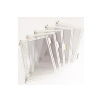 TARIFOLD Drehtaschen T-Display 6114002 weiss 5 Tabs 50mm...