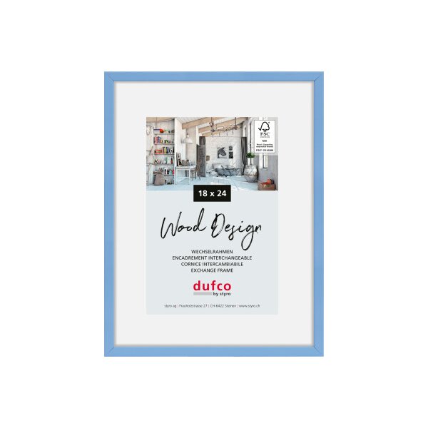 DUFCO Cadre photo Hay 18x24cm 1610.81063 bleu clair