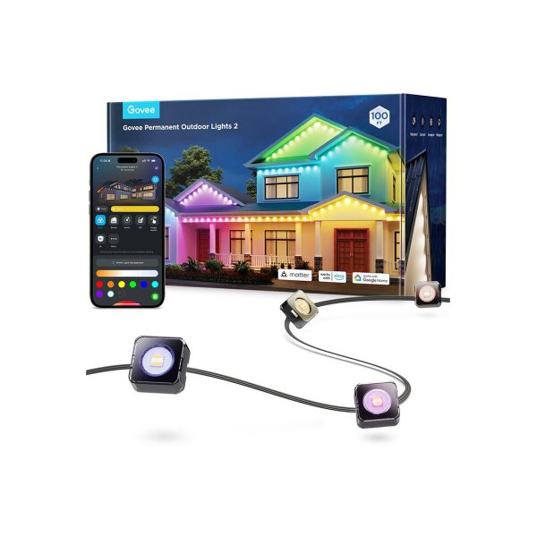 GOVEE LED Lichterkette 30m H705E311 Outdoor, Matter