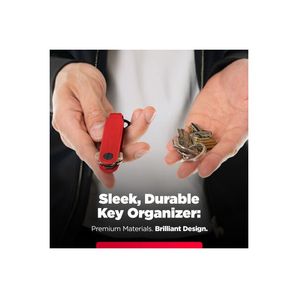 KEYSMART Loop Key Holder KS044-RED Red