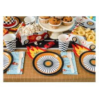 PARTYDECO Assiettes 18cm TPP86 Vélo 6 pièces