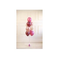 PARTYDECO Ballons 30cm ZBL2 rouge, assortis 10 pièces