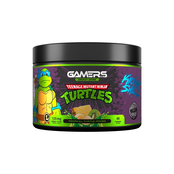 GAMERSONLY Energy Drink Powder 40 Port. GO1DL0331 Teenage Mutant Ninja Turtles