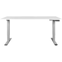CONTINI Table de bureau 160x80cm 101200 gris/gris, ET225E