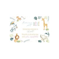 ABC Glückwunschkarte Baby FR B6 8442 Tiere