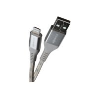 BOOMPODS Tide USB- A-Lightning Cable TCAATI 1.5m,titanium