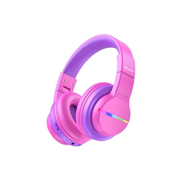 ICLEVER Kids Bluetooth Headphones C03-1702N-28 BTH12, LED, 55h, hot pink