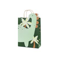PARTYDECO Geschenktasche 24x10x37cm TNP30 Dinoaurier