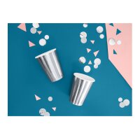 PARTYDECO Becher 220ml KPP35018EU1 silber 6 Stück