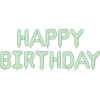 PARTYDECO Ballon en plastique 340x35cm FB6T-012 Happy...