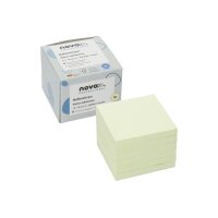 NOVOOO Haftnotizen Recycling 75x75mm 5654-11box gelb...