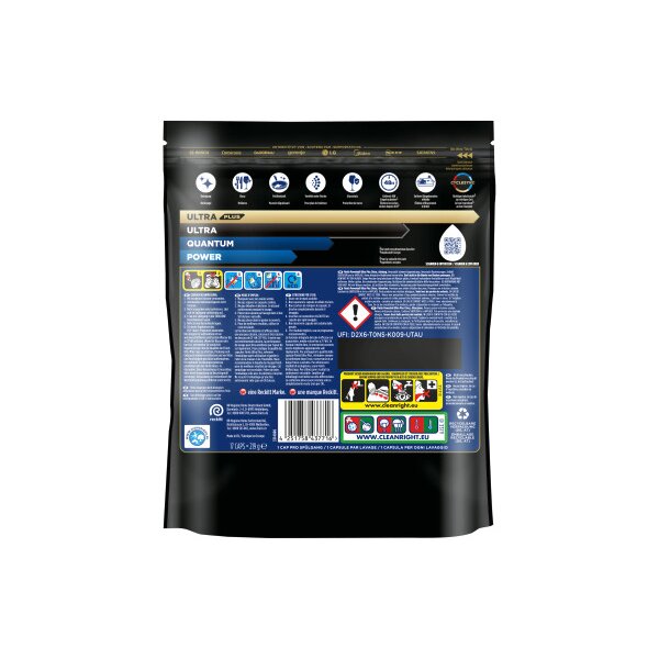 FINISH Ultra Plus All-in-1 3314387 Citrus, 17 Cycles de lavage