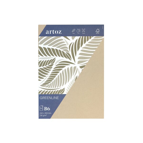 ARTOZ Karten 1001 B6 19236226-584 216g, desert 5 Blatt
