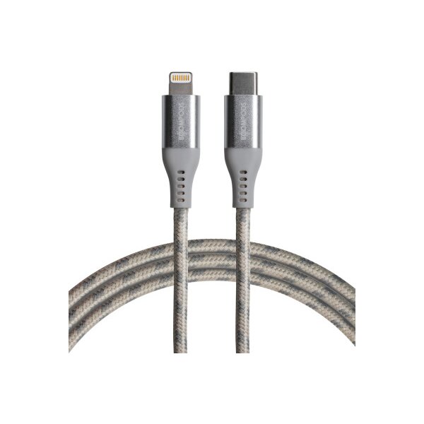 BOOMPODS Tide USB- C-Lightning Cable TCCATI 1.5m,titanium