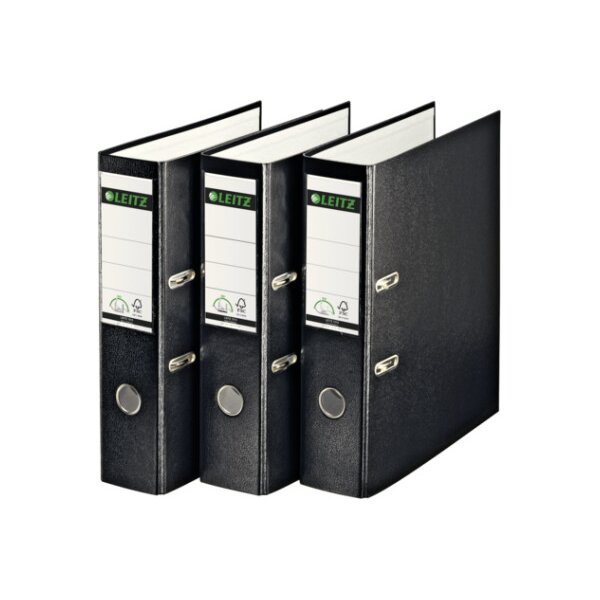 LEITZ Classeur Swiss Ed. 180° 8cm 10135095 noir A4