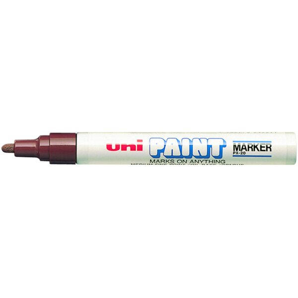 uni-ball Permanent-Marker PAINT PX20, braun