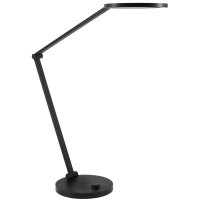 UNiLUX Lampe de bureau à LED OMEGA, sur pied, noir