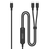 DIGITUS Câble de charge USB-C 2 en 1, 140 W, 1,8 m,...