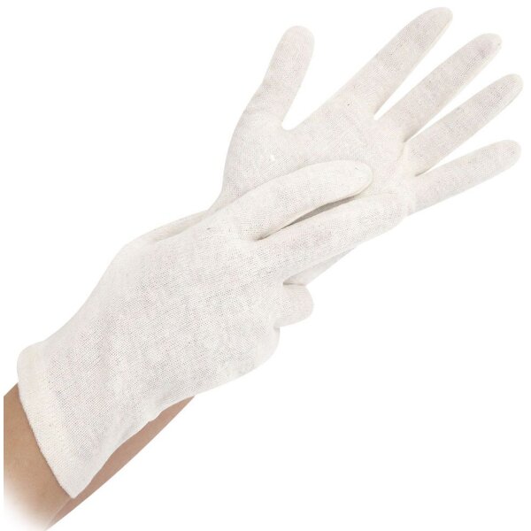 HYGONORM Gant en coton Nature, M, naturel