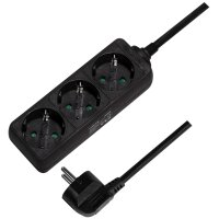 LogiLink Steckdosenleiste, 3-fach, ohne Schalter, weiss