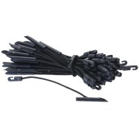 dm-folien Tendeur pour bâche, longueur: 300 mm, noir