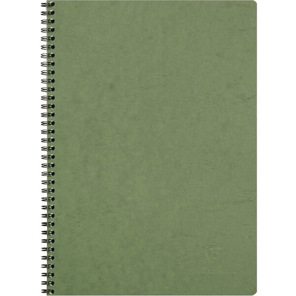 Clairefontaine Carnet à spirale NOMADDICT, A4, vert
