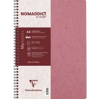 Clairefontaine Carnet à spirale NOMADDICT, A4, vert