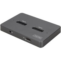DIGITUS Station daccueil 3 en 1 M.2 SSD NVMe + M.2 SSD SATA