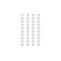 RICO DESIGN Sticker à perles Coeurs 08792.75.42...