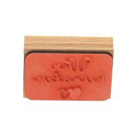 RICO DESIGN Tampons Wir Heiraten 7038.36.48 6x4cm