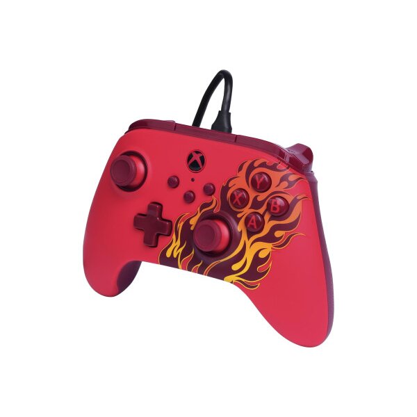 POWER A Advantage Wired Controller XBGP0543-01 Xbox Series X/S Red Blaze