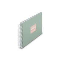 HAMA Spiralalbum Fine Art 28x24cm 9867 salbei 25 Blatt,...