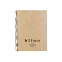 ANCOR Spiralbuch Hardcover A4 114799 Kraft, liniert 80 Blatt