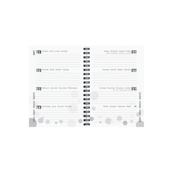 BIELLA Schüleragenda hellblau 26/27 806517060027U 1W/2S 12x16.5cm