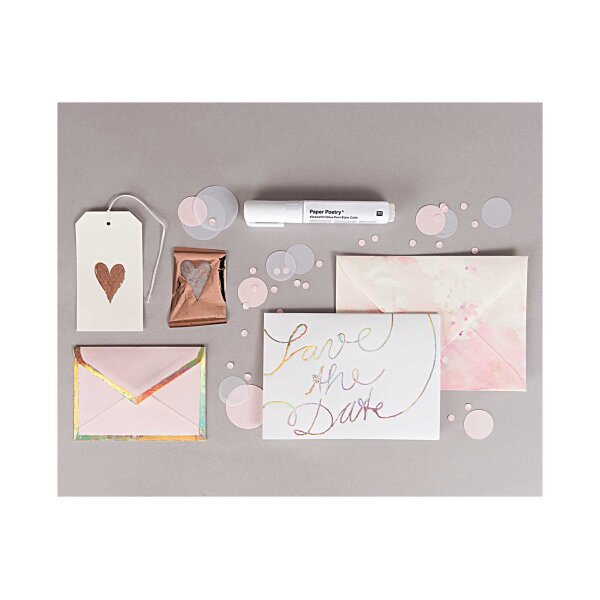 RICO DESIGN Transferfolie 9x15cm 08792.91.08 champagner 6 Stück