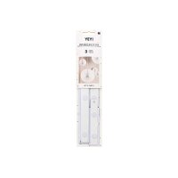 RICO DESIGN Papierfächer 20-46cm 99001.71.21 weiss 3...