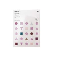 RICO DESIGN Glitterpapierblock A4 99001.50.63 Prnicess...