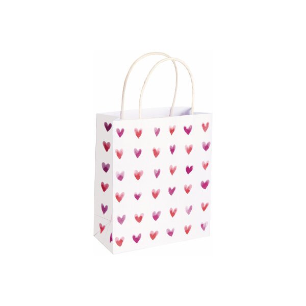 RICO DESIGN Sac en papier Coeurs 99001.78.20 18x21cm, 2 pi&egrave;ces