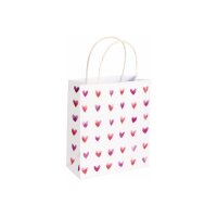 RICO DESIGN Sac en papier Coeurs 99001.78.20 18x21cm, 2 pièces