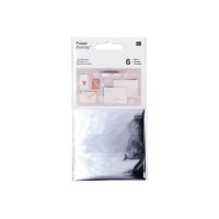 RICO DESIGN Transferfolie 9x15cm 08792.91.04 silber 6...