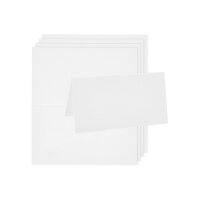 RICO DESIGN Tischkarten 220g 301212.01 weiss 5 Stück