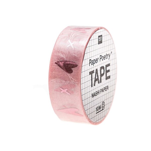 RICO DESIGN Washi Tape Amour 99001.78.03 rose 15mmx10m