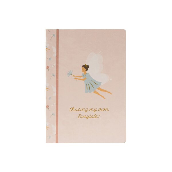 ANCOR Notizheft A5 128703 Fairies Rose, kariert 48 Blatt