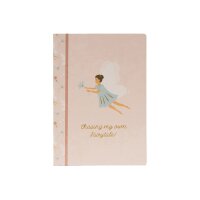ANCOR Notizheft A5 128703 Fairies Rose, kariert 48 Blatt
