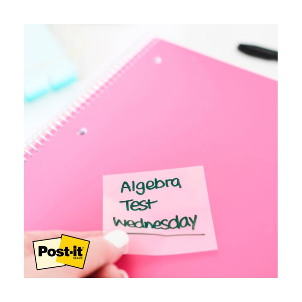 Post-it Haftnotizen transparent notes, pastellblau