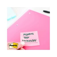 Post-it Haftnotizen transparent notes, farblos, 73 x 73 mm
