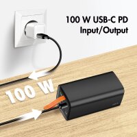 LogiLink Powerbank avec écran, 50.000 mAh, noir