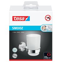 tesa Mundglashalter SMOOZ, verchromt, inkl. Klebelösung