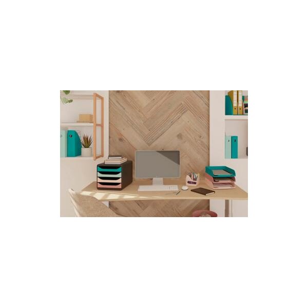 EXACOMPTA Set de corbeilles &agrave; courrier COMBO STYLI Skandi A4